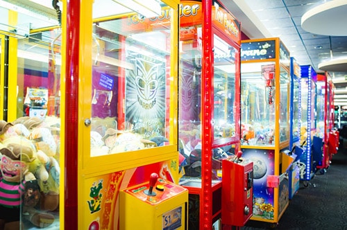 A photo of the crane games